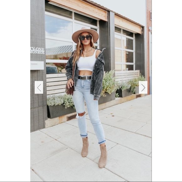 Washed black corduroy jacket - Picture 6 of 8